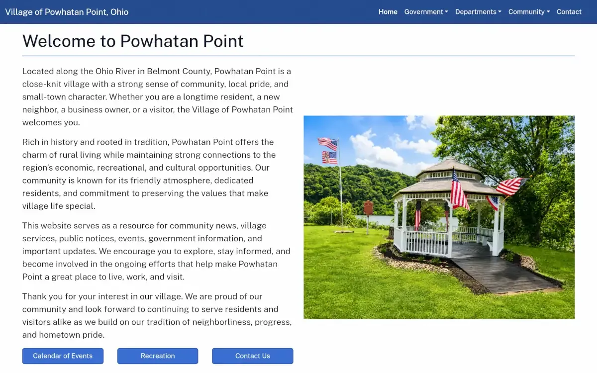 Village of Powhatan Point Website